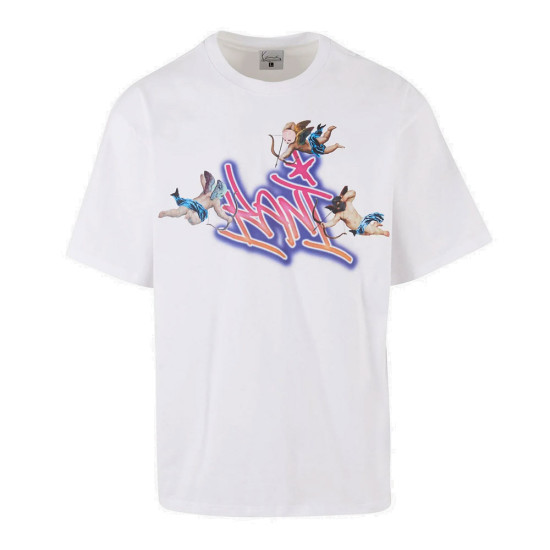 Karl Kani Ανδρική κοντομάνικη μπλούζα Woven Signature Airbrush Amor Tee